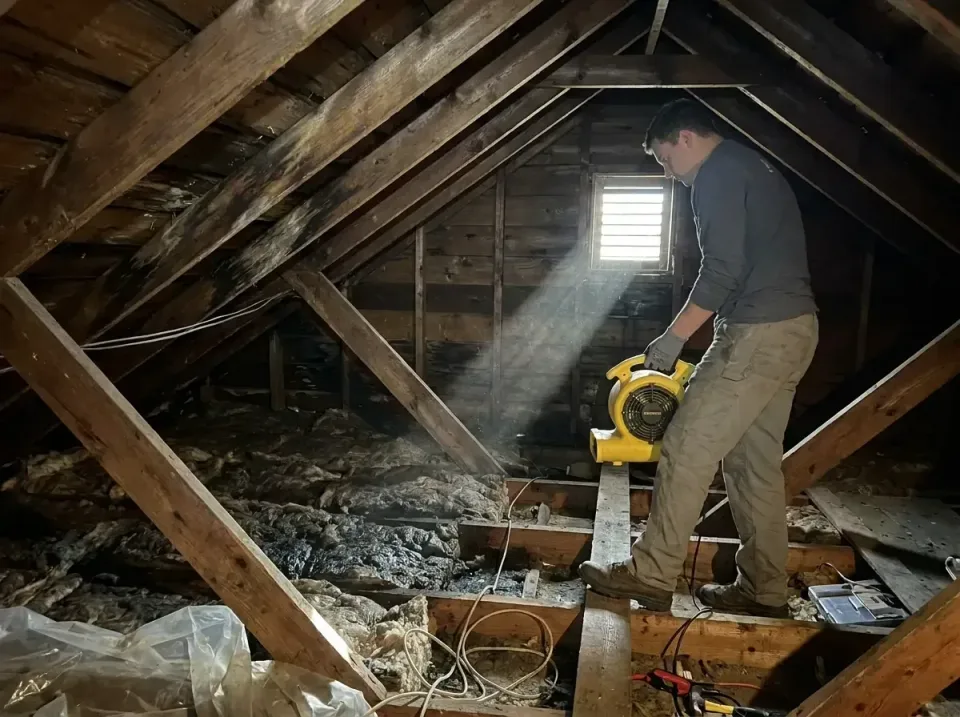 attic-water-damage-drying-proc-007 — frequently asked questions, Emergency Water Extraction & 24/7 Flood Response in Netcong…
